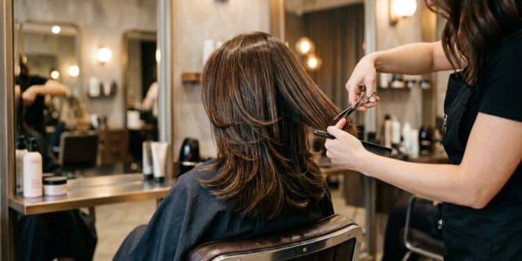 Mulheres 35+ com cabelos de comprimento médio vão adorar este corte em camadas super moderno