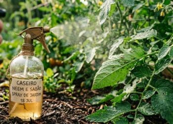 Como fazer um inseticida natural com folhas de tomate: use nas plantas do seu jardim