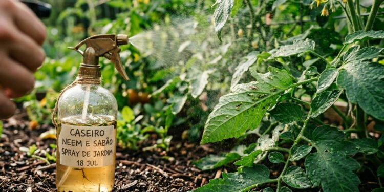 Como fazer um inseticida natural com folhas de tomate: use nas plantas do seu jardim
