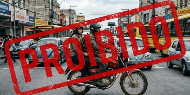 Nova lei traz proibição de garupa em moto gera multa de até R$ 2.100 e acende debate no trânsito