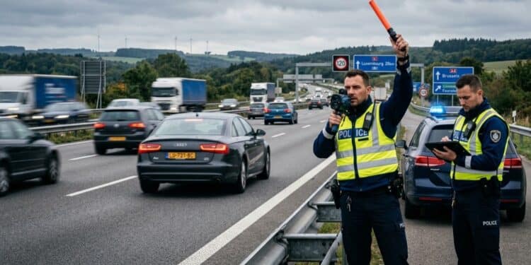 A polícia está flagrando motoristas em alta velocidade a cada dez minutos