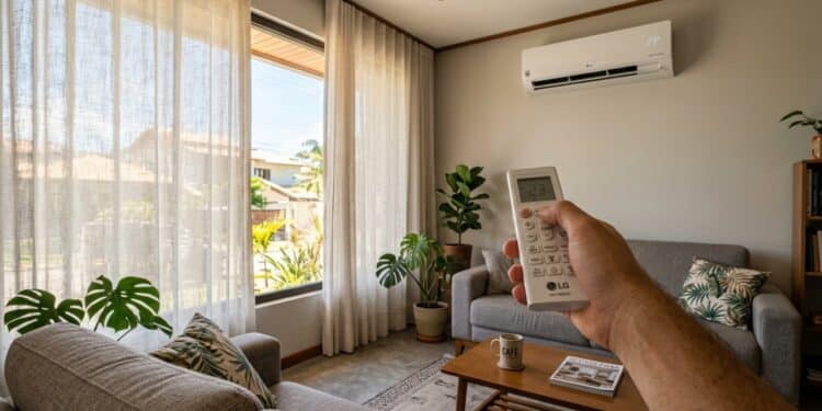 Alerta para quem usa ar-condicionado e ventilador durante onda de forte calor no Brasil