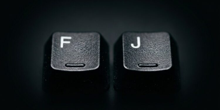 Para que servem as marquinhas nas teclas F e J do teclado e por que elas estão ali há décadas