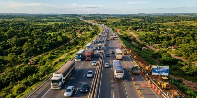 A duplicação que pode mudar o fluxo do Maranhão avança com 97 km de projetos na BR-135