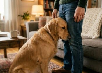 Por que o cachorro se apoia em você e o que esse gesto revela sobre a relação com o tutor