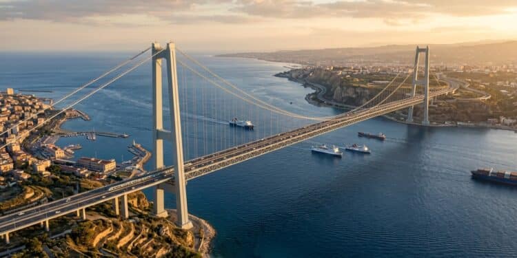 A “Rio-Niterói” italiana de R$ 83 bilhões: a ponte-monstro que vai ligar a Sicília ao continente e mudar o mapa do Mediterrâneo