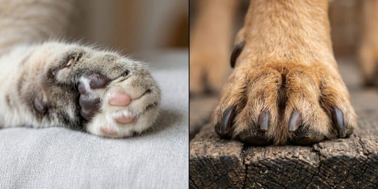 Por que gatos escondem as garras e cães não: a diferença está no modo de caça de cada animal