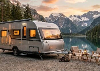 O Pino Agile 530 Elegant Travel Trailer é uma casa sobre rodas luxuosa