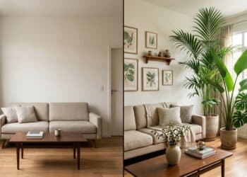 Sala sem graça nunca mais: 3 plantas gigantes que funcionam como esculturas vivas e transformam qualquer canto vazio