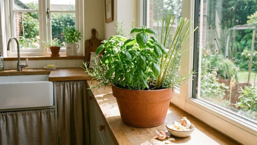 Coloque esta planta na janela da cozinha para afastar moscas e deixar um perfume natural