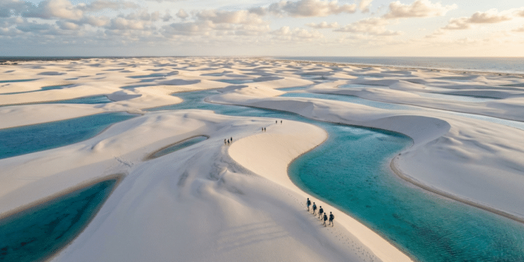 O deserto brasileiro que vira um oásis com piscinas naturais de água doce abriga um parque reconhecido pela UNESCO