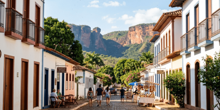 Um precipício colossal e paredões gigantescos transformam essa cidade em um dos cenários mais impressionantes do Brasil
