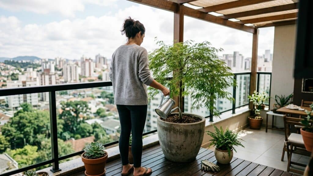 Espécie rara para vasos pequenos transforma a sacada em um jardim europeu
