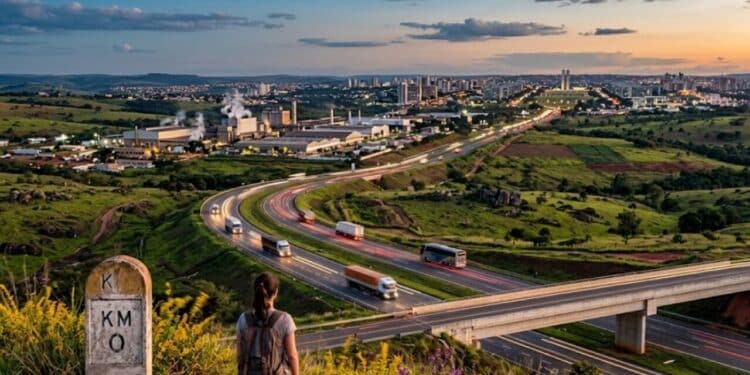 Primeira rodovia pavimentada do Brasil atravessa três estados e conecta polos industriais à capital federal com cerca de 1.170 km