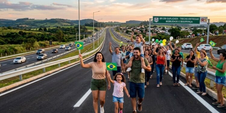 Obras na BR-116 e duplicação da BR-290 são entregues no Rio Grande do Sul com investimento de R$ 1,4 bilhão que promete melhorar a mobilidade e segurança no trânsito para 4,2 milhões de habitantes