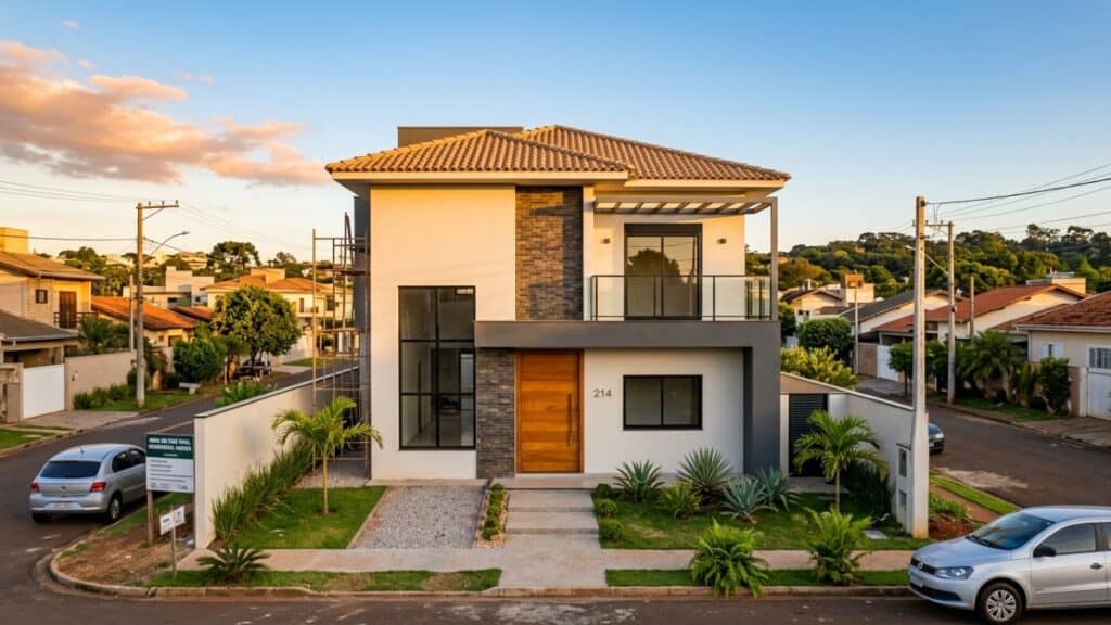 Custo de construção para casa de 80 metros em 2026 varia conforme o método escolhido