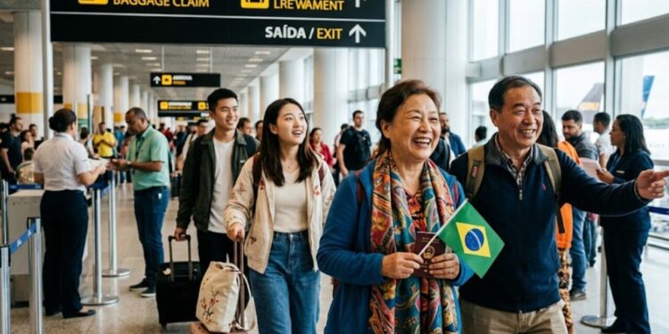 Nova regra do governo libera entrada de chineses no Brasil sem exigência de visto