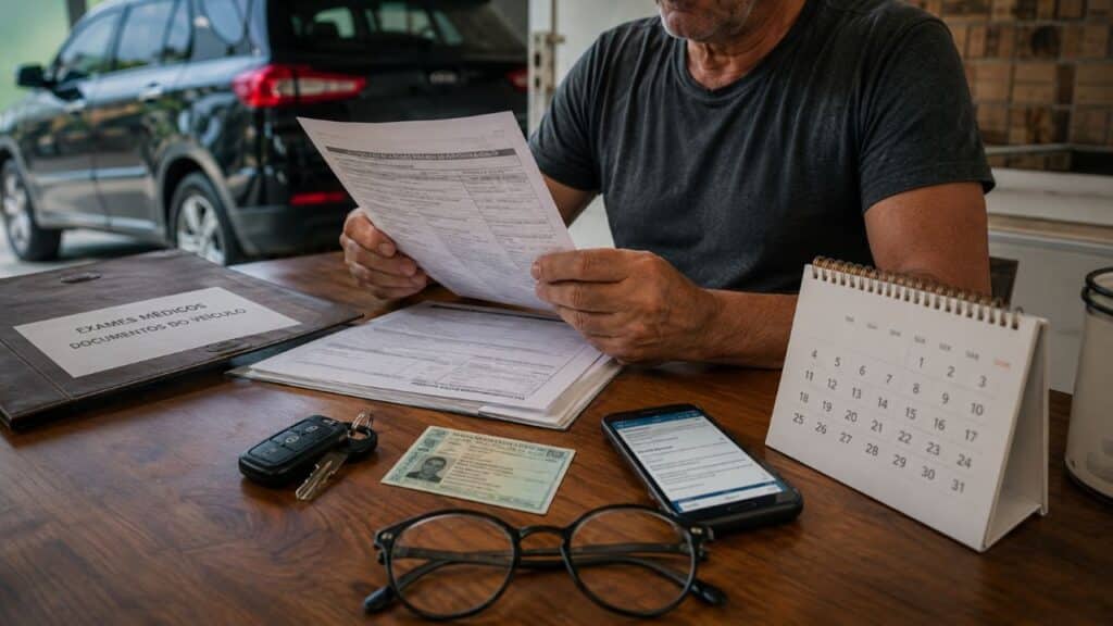 Nova regra da CNH afetará motoristas acima de 50 anos na renovação do documento