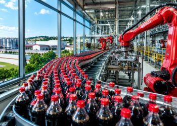 Maior fábrica da Coca-Cola do planeta fica no Brasil, funciona 24 horas com cerca de 1,7 mil empregados e produz 2 bilhões de litros de bebidas por ano