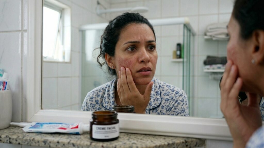 Produto facial irregular sai das prateleiras após decisão sanitária rígida