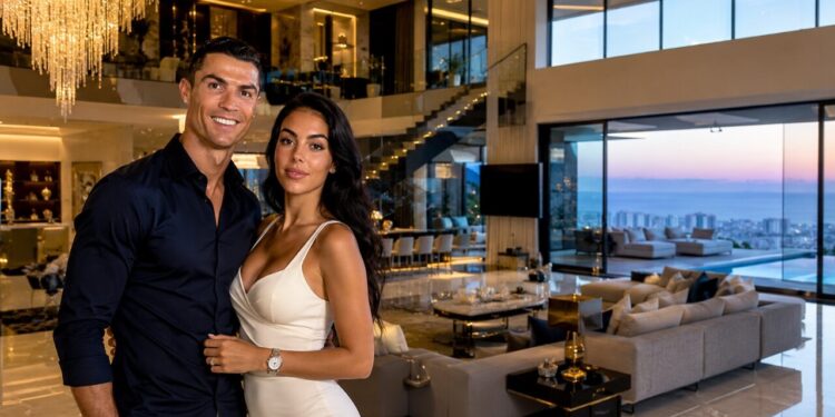 A impressionante nova mansão de Cristiano Ronaldo em Portugal com piscinas, spa e detalhes de luxo, avaliada em R$ 385 milhões