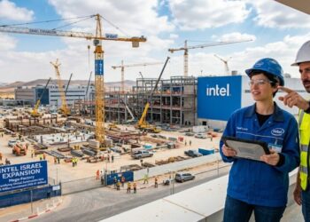 Intel anuncia expansão histórica de R$ 131 bilhões em Israel para fortalecer produção global de semicondutores com obra de ampliação em megafábrica