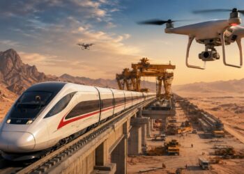 Maior projeto ferroviário do Oriente Médio encontra obstáculo inesperado em área marcada por ameaças de drones em meio a investimento de R$ 14,6 bilhões