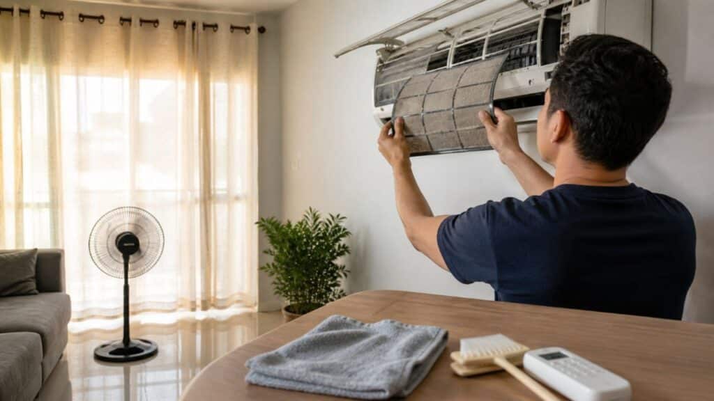 Quem usa ar-condicionado e ventilador neste calor recebe comunicado importante