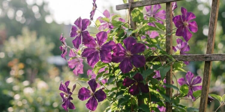 Como cultivar clematite em vasos e pérgolas seguindo o método de drenagem ideal para a planta