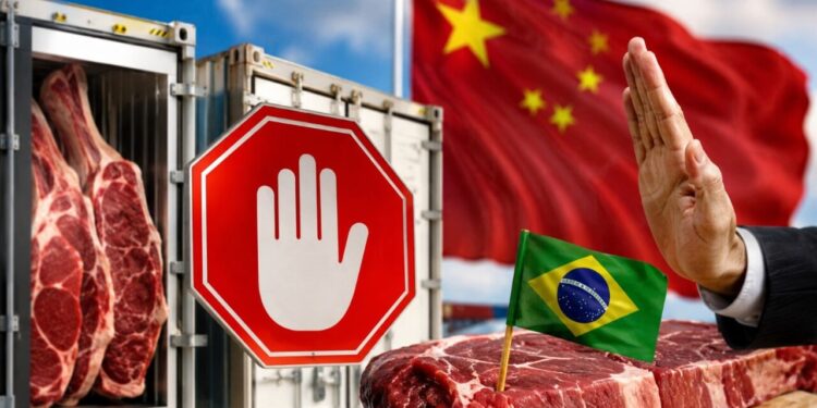 Três frigoríficos brasileiros são suspensos temporariamente pela China após país identificar irregularidades sanitárias