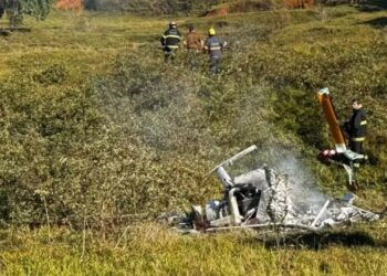 Piloto é encontrado morto em Santa Catarina após acidente trágico com helicóptero