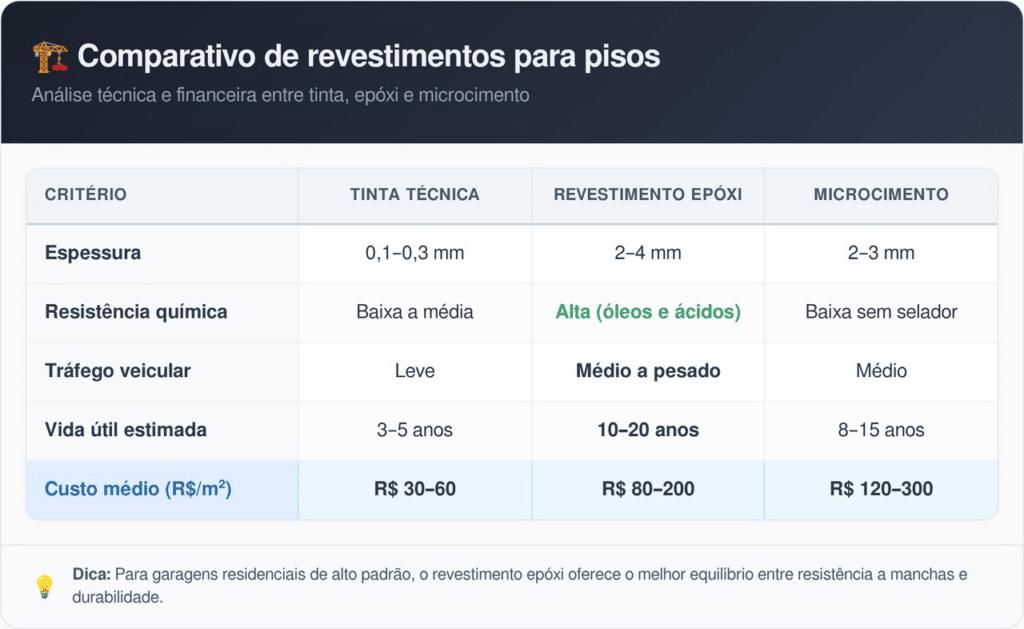 O material que está substituindo o piso comum na reforma de garagens este ano