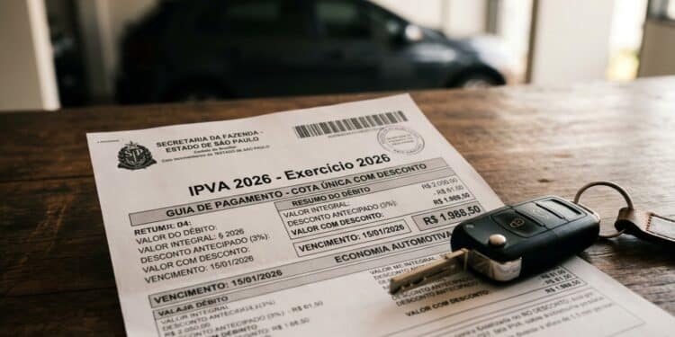 Nova regra do IPVA para 2026 é aprovada e traz alívio no bolso dos motoristas
