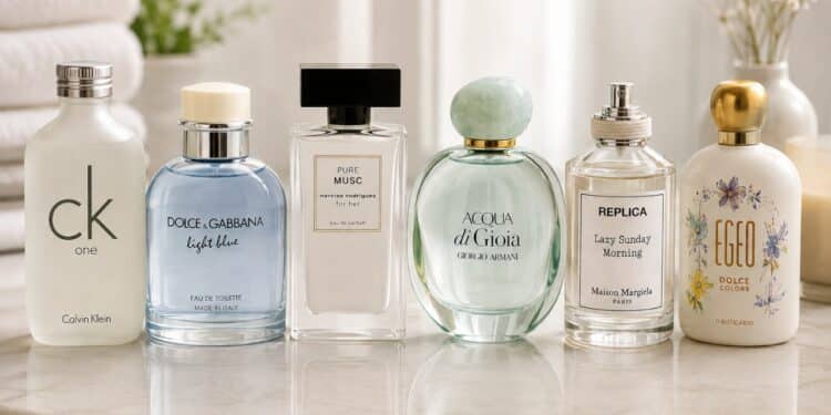 Adoro perfumes com cheiro de limpeza, e estes seis duram o dia todo