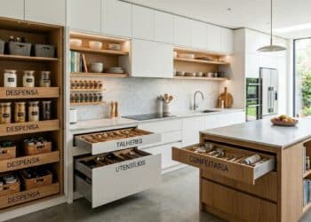 5 tendências de armazenamento para uma cozinha mais limpa e organizada