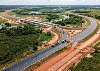 Obra de 55 km na BR-419 chega a 80% com investimento de R$ 212 milhões no Mato Grosso do Sul
