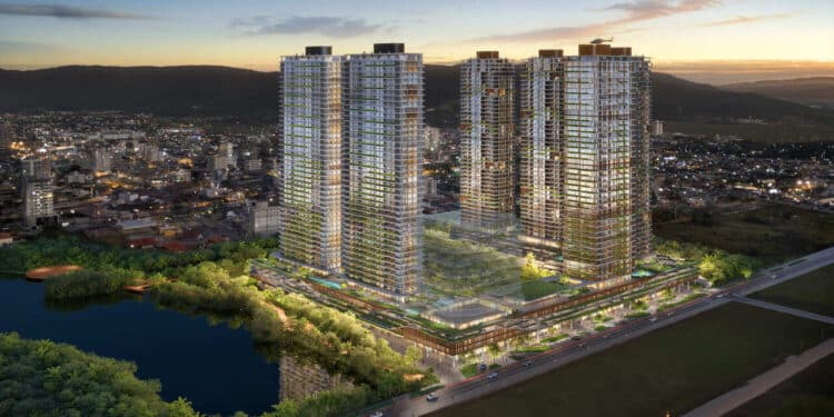 Empreendimento gigante em SC supera R$ 750 milhões em vendas e acelera crescimento de cidade como um dos maiores projetos imobiliários do Sul do Brasil