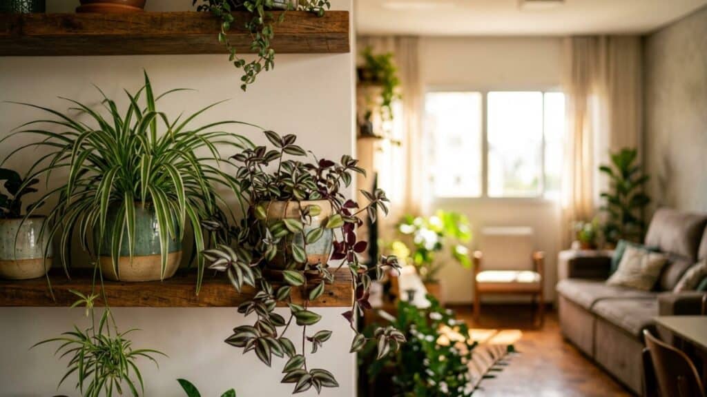 Transforme sua decoração com esta planta de interior que cresce sozinha e cria um efeito cascata