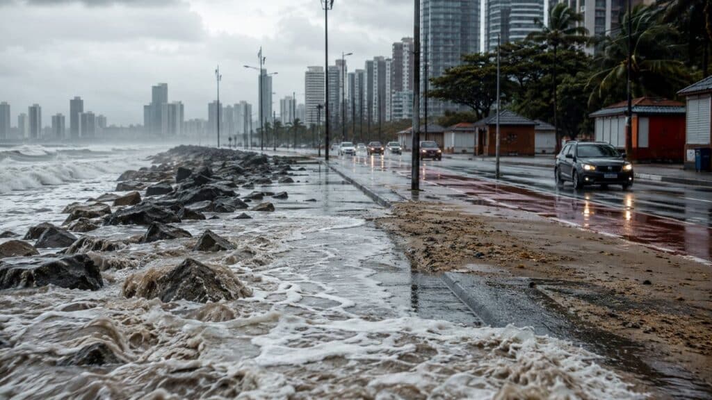 Estudo da NASA alerta para risco de cidades brasileiras serem engolidas pelo avanço do nível do mar