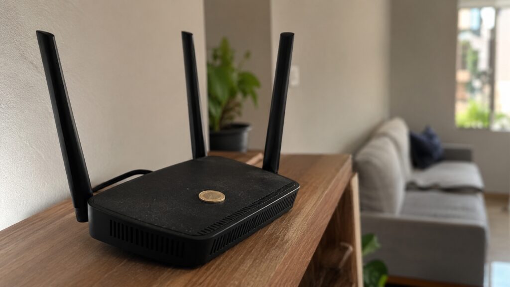 Colocar uma moeda em cima do roteador Wi-Fi: o que isso faz e por que tanta gente recomenda
