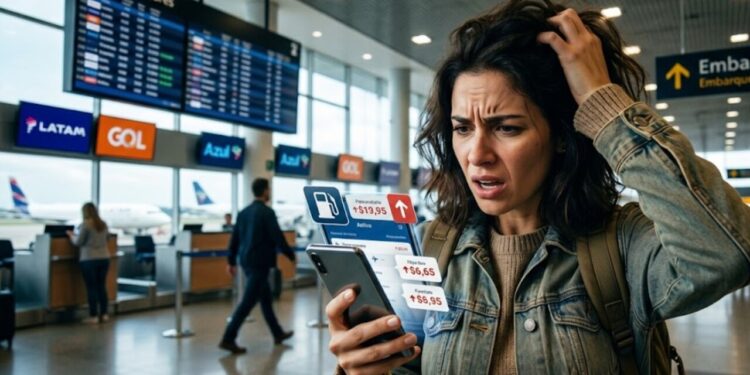 Preços dos combustíveis em alta pressionam companhias aéreas e provocam aumento nas passagens