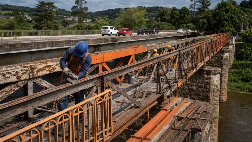 Passarela sobre o Rio Piedade terá reforma de R$ 596 mil para reforçar segurança na PR-092