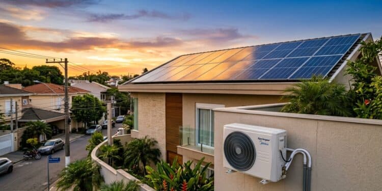 O valor do investimento em energia solar para manter dois ares-condicionados ligados sem pagar conta de luz
