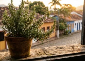 Como o alto teor de cânfora nesta planta blinda sua casa contra insetos