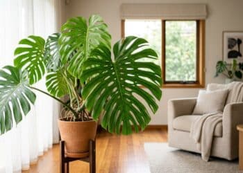 Essa planta tropical é simples de cuidar, tem folhas gigantes e transforma qualquer sala sem graça