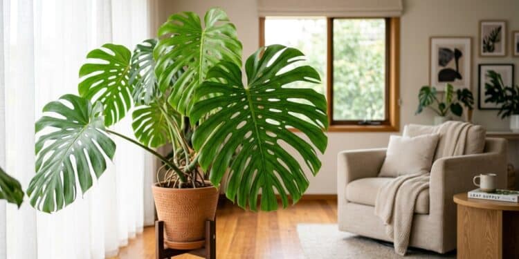 Essa planta tropical é simples de cuidar, tem folhas gigantes e transforma qualquer sala sem graça
