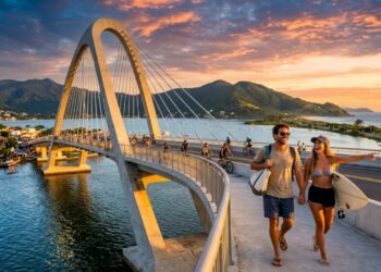 Nova ponte em Florianópolis vai reduzir o tempo de viagem em 10% no trajeto até as praias do Leste da cidade em SC