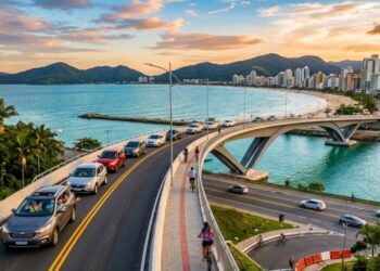 Nova ponte de R$ 8 milhões entre praias de Santa Catarina promete aliviar congestionamentos na BR-101