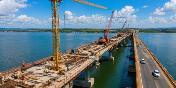 Duplicação da ponte entre Palmas e Luzimangues chega em fase avançada com 65% de execução e tem conclusão prevista para 2026