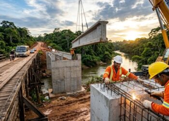 Obra de revitalização na RO-494 moderniza ponte sobre o Rio Arara e nova ligação promete melhorar o deslocamento diário de veículos e pessoas na região